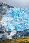 Chile, Beagle Channel, Alberto de Agostini National Park. Landscape with glacier and waterfall. Art Print
